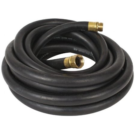 Parker 25 Long Contractor Hose 3/4 Diam 3/4 GHT Rubber 100 psi Black