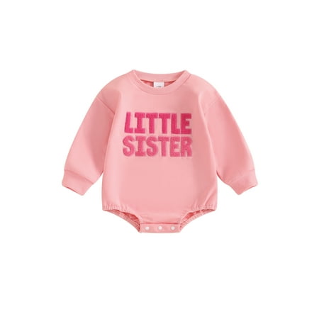 Wilcliar Baby Girl Fall Romper Letter Embroidery Long Sleeve Crew Neck Sweatshirt Jumpsuit Bodysuit
Wilcliar Baby Girl Fall Romper Letter Embroidery Long Sleeve Crew Neck Sweatshirt Jumpsuit Bodysuit