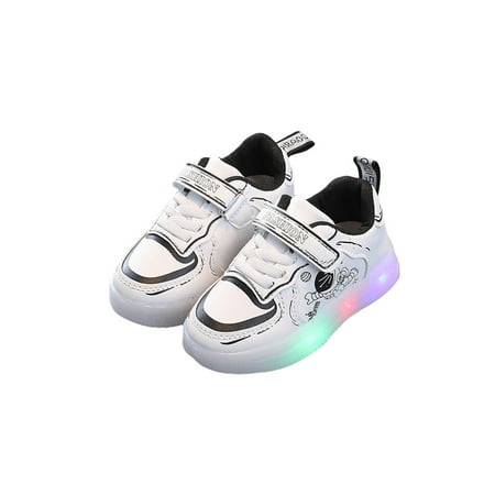 Fangasis Children Sneakers Sport Athletic Shoes LED Skate Shoe Kids Fashion Sneaker School Comfort Magic Tape Flats Black 9C
Fangasis Children Sneakers Sport Athletic Shoes LED Skate Shoe Kids Fashion Sneaker School Comfort Magic Tape Flats Black 9C