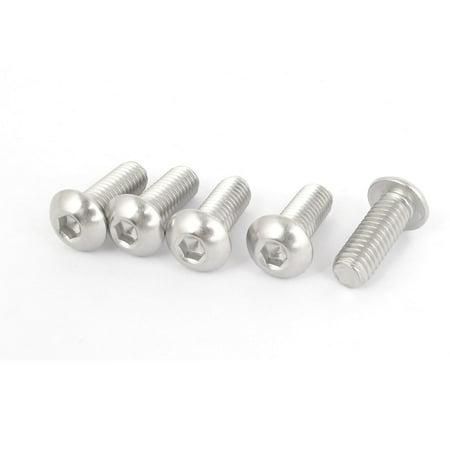 5pcs 3/8 -16x1 Stainless Steel Hex Socket Button Head Bolts Screws
5pcs 3/8 -16x1 Stainless Steel Hex Socket Button Head Bolts Screws