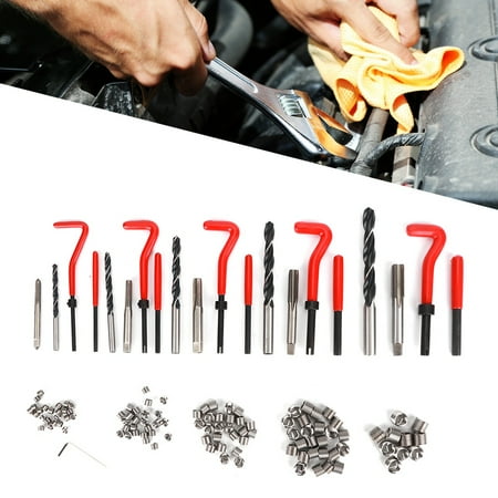 Brrnoo Thread Repair Kit Thread Repair Tool Kit 131Pcs Thread Repair Tool Tap Die Kit Combination Remove Broken Screws Bolts
Brrnoo Thread Repair Kit Thread Repair Tool Kit 131Pcs Thread Repair Tool Tap Die Kit Combination Remove Broken Screws Bolts