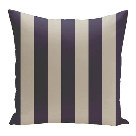 Decorative Pillow in Latte Spring Navy (16 in. L x 16 in. W)