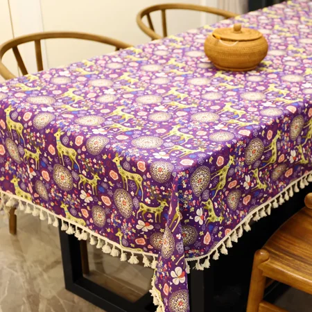 BITFLY High Quality Linen Tablecloth Heavy Weight Cotton Linen Dust-Proof Table Cover with Tassels for Party Kitchen Dinning
BITFLY High Quality Linen Tablecloth Heavy Weight Cotton Linen Dust-Proof Table Cover with Tassels for Party Kitchen Dinning