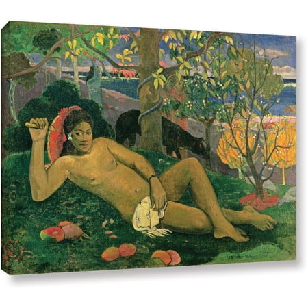 ArtWall Paul Gauguin "Te Arii Vahine (The King's Wife)" Gallery-wrapped Canvas