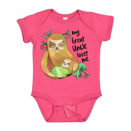 Inktastic My Great Uncle Loves Me Cute Sloth and Baby Gift Baby Boy or Baby Girl Bodysuit
Inktastic My Great Uncle Loves Me Cute Sloth and Baby Gift Baby Boy or Baby Girl Bodysuit