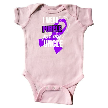 Inktastic I Wear Purple For My Uncle Pancreatic Cancer Awareness Gift Baby Boy or Baby Girl Bodysuit
Inktastic I Wear Purple For My Uncle Pancreatic Cancer Awareness Gift Baby Boy or Baby Girl Bodysuit