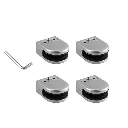 Gratying 4pcs Glass Clamp 201 Stainless Adjustable Staircase Handrail Glass Fence Clamp Bracket silver 33*20*54mm
Gratying 4pcs Glass Clamp 201 Stainless Adjustable Staircase Handrail Glass Fence Clamp Bracket silver 33*20*54mm