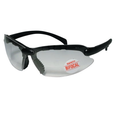 Contemporary Bifocal Safety Glasses 3.0 Diopter Clear Polycarbonate Lens/Tint Black Frame
Contemporary Bifocal Safety Glasses 3.0 Diopter Clear Polycarbonate Lens/Tint Black Frame