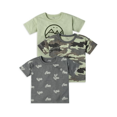 Modern Moments by Gerber Baby and Toddler Boy Short-Sleeve T-Shirts 3-Pack Sizes 12M-5T
Modern Moments by Gerber Baby and Toddler Boy Short-Sleeve T-Shirts 3-Pack Sizes 12M-5T
