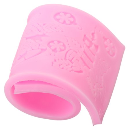 Christmas Silicone Fondant Cake Mould Flower Lace Bell Sock Pattern Baking Tool Cake Decor Random Color