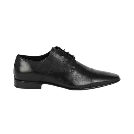Debenhams Mens Leather Punch Detail Derby Shoes
