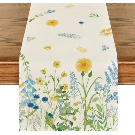 Pink Flowers Spring Table Runner Seasonal Summer Kitchen Dining Table Decoration for Home Party Decor 13x72 Inch
Pink Flowers Spring Table Runner Seasonal Summer Kitchen Dining Table Decoration for Home Party Decor 13x72 Inch