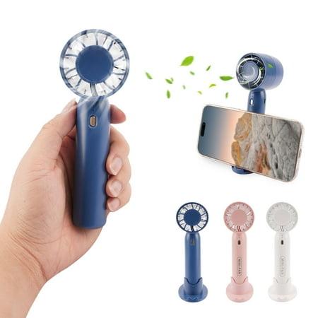 Aggxpf Mini Handheld Fan Portable Hand Fan USB Rechargeable Battery Mini Travel Fan with Phone Hold Base for Kids Girls Women Men Blue
Aggxpf Mini Handheld Fan Portable Hand Fan USB Rechargeable Battery Mini Travel Fan with Phone Hold Base for Kids Girls Women Men Blue