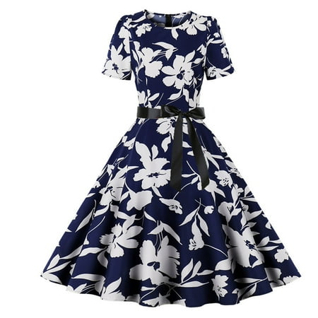 Maternity Dress White Dress Women Women s O Neck Dresses for Women Beach Floral Print Short Sleeve Zipper Swing Dress Maternity Dress for Photoshoot Womens Tops Dressy Casual Clearance Blue L
Maternity Dress White Dress Women Women s O Neck Dresses for Women Beach Floral Print Short Sleeve Zipper Swing Dress Maternity Dress for Photoshoot Womens Tops Dressy Casual Clearance Blue L