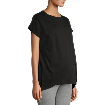 Planet Motherhood Maternity Women s T-shirt with Tulip Bottom