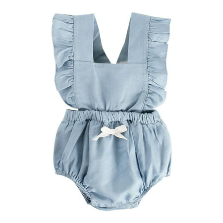 Booker Girls Baby Clothes Flying Sleeve Suspenders Cowboy Ha Clothes Spring And Summer Baby Crawling Clothes
Booker Girls Baby Clothes Flying Sleeve Suspenders Cowboy Ha Clothes Spring And Summer Baby Crawling Clothes