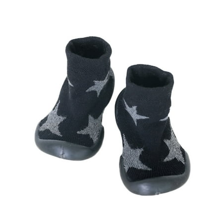 ãTOTOãBaby Care Baby Girls Boys Anti-Slip Socks Bowknot Slipper Shoes Stocking