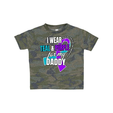Inktastic Suicide Prevention I Wear Teal and Purple for My Daddy Gift Toddler Boy or Toddler Girl T-Shirt
Inktastic Suicide Prevention I Wear Teal and Purple for My Daddy Gift Toddler Boy or Toddler Girl T-Shirt