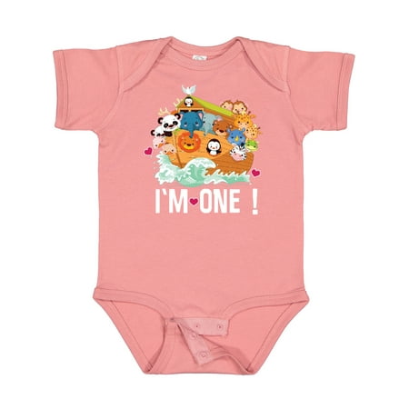 Inktastic 1st Birthday Noah Ark Outfit Gift Baby Boy or Baby Girl Bodysuit