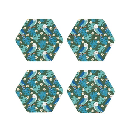 Leather Coasters with Heat-resistant for Drinks Cute Cartoon Parrot Flower White -标题2 Hexagon
Leather Coasters with Heat-resistant for Drinks Cute Cartoon Parrot Flower White -标题2 Hexagon
