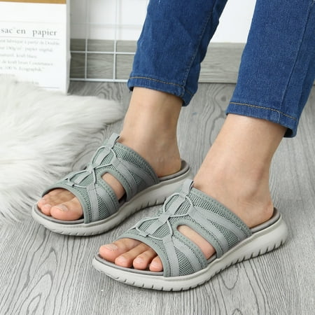 LIANGP Women s Sandals Fashion Spring And Summer Women Sandals Flat Bottom Light Slip On Mesh Breathable Comfortable Solid Color Casual Style Women s Shoes Gray Size 9
LIANGP Women s Sandals Fashion Spring And Summer Women Sandals Flat Bottom Light Slip On Mesh Breathable Comfortable Solid Color Casual Style Women s Shoes Gray Size 9