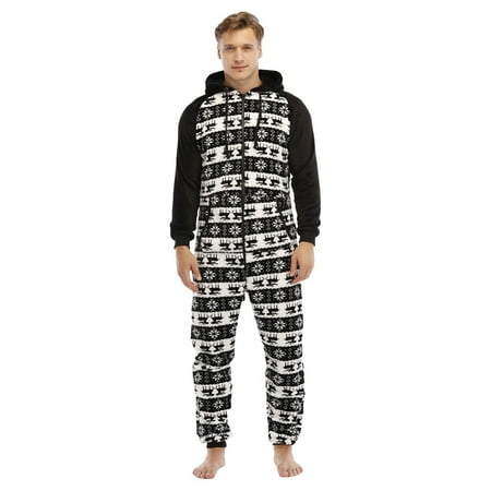 Men Clothing Men s Long Sleeve Flannel Christmas Printed Jumpsuit Zipper Hood Pyjamas Nightwear Pajama Sets Loungewear for Men Flannel Black
Men Clothing Men s Long Sleeve Flannel Christmas Printed Jumpsuit Zipper Hood Pyjamas Nightwear Pajama Sets Loungewear for Men Flannel Black