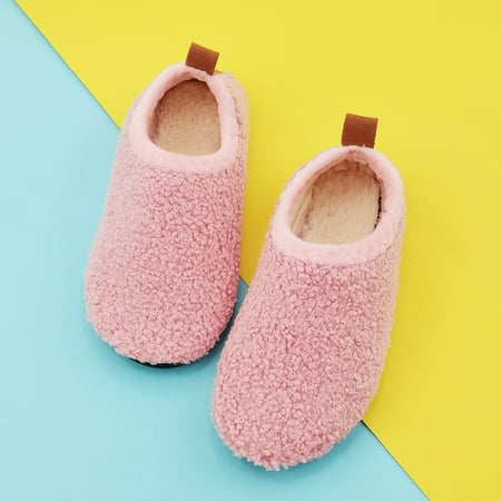 Girls Casual Fleece Thermal Slippers Slip-on Thickened Lightweight Soft Sole Socks Shoes For Home
Girls Casual Fleece Thermal Slippers Slip-on Thickened Lightweight Soft Sole Socks Shoes For Home