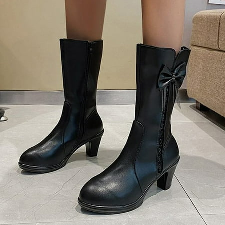 Alueeu Women s Mid-Calf Boots High Women s Boots Heels Retro Chunky Combat Breathable Zipper Fashion Shoes Women s Boots
Alueeu Women s Mid-Calf Boots High Women s Boots Heels Retro Chunky Combat Breathable Zipper Fashion Shoes Women s Boots