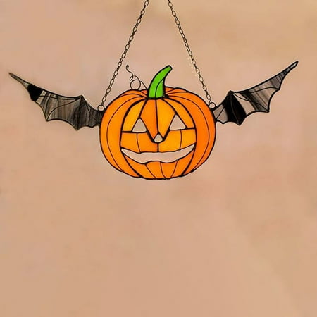 Halloween Stained Glass Decoration Pendant Multi-Style Double-Sided Decoration
Halloween Stained Glass Decoration Pendant Multi-Style Double-Sided Decoration