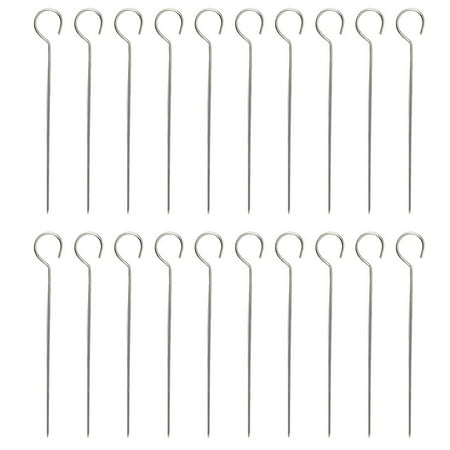HOMEMAXS 20Pcs Stainless Steel Skewers Barbecue Needle Grilling Sticks (Silver) 
HOMEMAXS 20Pcs Stainless Steel Skewers Barbecue Needle Grilling Sticks (Silver)