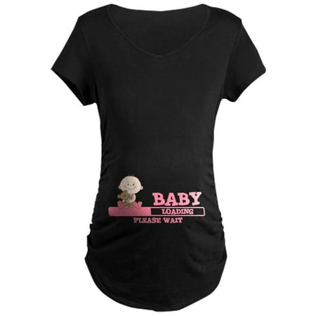 CafePress - Baby Loading Maternity T Shirt - Maternity Dark T-Shirt