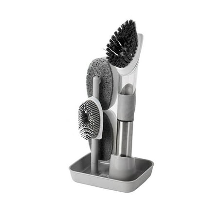 Summer Savings Clearance Jophufed Kitchen Can Add Dishwashing Liquid Long Handle Brush With 4 Brush Heads & Base Sponge TPR Wood Pulp Cotton Does Not Hurt The Pot
Summer Savings Clearance Jophufed Kitchen Can Add Dishwashing Liquid Long Handle Brush With 4 Brush Heads & Base Sponge TPR Wood Pulp Cotton Does Not Hurt The Pot