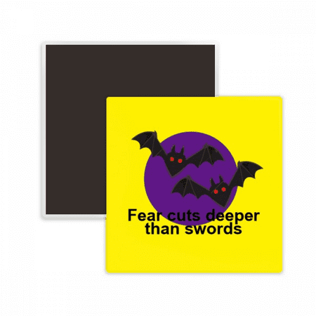 Film Dialogue Fear s Wound Square Ceracs Fridge Magnet Keepsake Memento