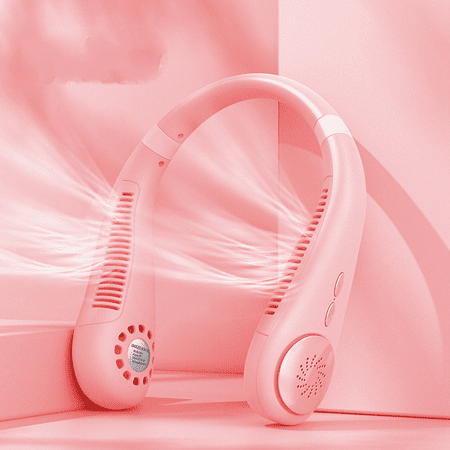 Neck Fan Portable Fan Hands Free Semiconductor Cooling Bladeless Fan 2400mAh Rechargeable Bladeless Mini USB Fan pink
Neck Fan Portable Fan Hands Free Semiconductor Cooling Bladeless Fan 2400mAh Rechargeable Bladeless Mini USB Fan pink