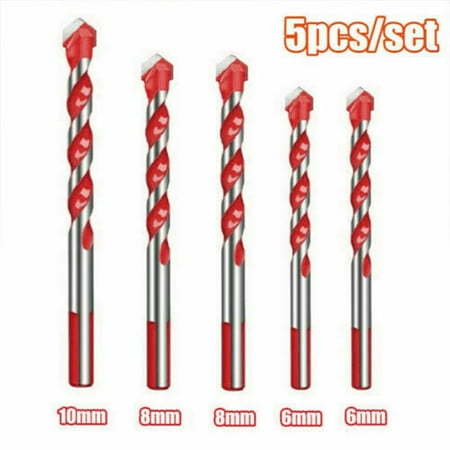 BCLONG 5pcs/set Multifunctional Alloy Tile Drill Bits For Ceramic Glass Wall Drilling
BCLONG 5pcs/set Multifunctional Alloy Tile Drill Bits For Ceramic Glass Wall Drilling