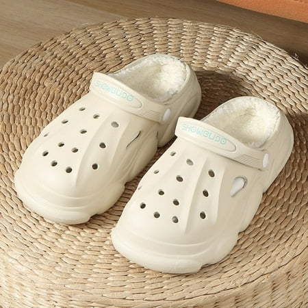 CoCopeanut Winter Slippers Men Plush Slippers Garden Clogs Shoes Cotton Slip-On Hole Hollow Breathable Indoor Warm Sandals Room Shoes Women
CoCopeanut Winter Slippers Men Plush Slippers Garden Clogs Shoes Cotton Slip-On Hole Hollow Breathable Indoor Warm Sandals Room Shoes Women