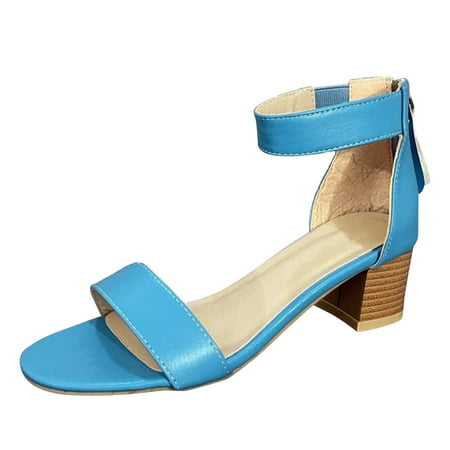 Womens Sandals Women S Outdoor Summer Zipper High Heels Beach Open Toe Breathable Sandals Fish Mouth Shoes Women S Sandals Pu Blue 37
Womens Sandals Women S Outdoor Summer Zipper High Heels Beach Open Toe Breathable Sandals Fish Mouth Shoes Women S Sandals Pu Blue 37