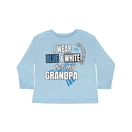 Inktastic I Wear Blue and White For My Grandpa ALS Awareness Gift Toddler Boy or Toddler Girl Long Sleeve T-Shirt
Inktastic I Wear Blue and White For My Grandpa ALS Awareness Gift Toddler Boy or Toddler Girl Long Sleeve T-Shirt