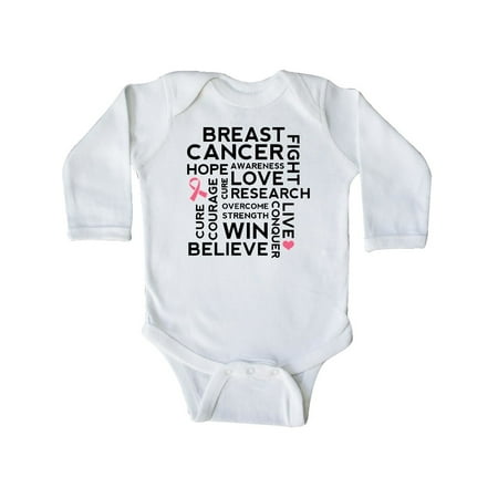 Inktastic Breast Cancer Awareness Month Saying Gift Baby Boy or Baby Girl Long Sleeve Bodysuit
Inktastic Breast Cancer Awareness Month Saying Gift Baby Boy or Baby Girl Long Sleeve Bodysuit