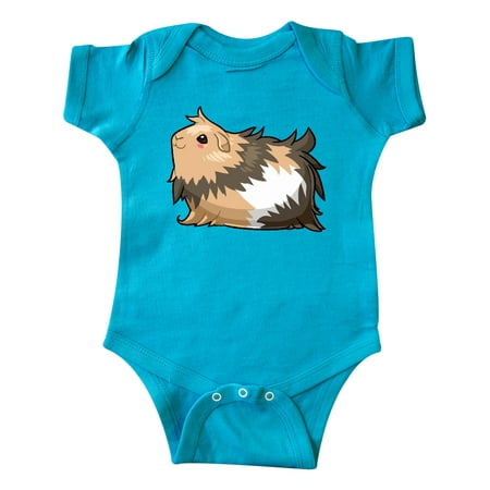 Inktastic Cute Long Haired Guinea Pig Gift Baby Boy or Baby Girl Bodysuit