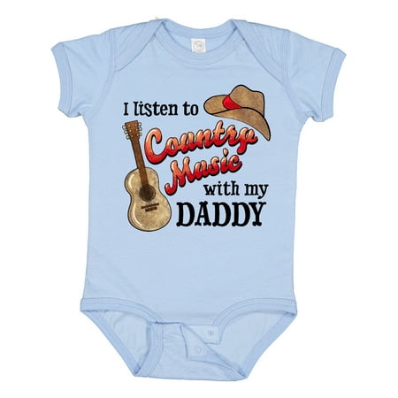Inktastic I Listen to Country Music with My Daddy Guitar and Hat Gift Baby Boy or Baby Girl Bodysuit
Inktastic I Listen to Country Music with My Daddy Guitar and Hat Gift Baby Boy or Baby Girl Bodysuit