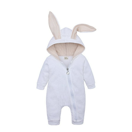 EHTMSAK Newborn Infant Baby Toddler Zip Up Jumpsuit for Girl Boy Cotton Winter Warm Hooded Clothes Romper White 0-18M 59
EHTMSAK Newborn Infant Baby Toddler Zip Up Jumpsuit for Girl Boy Cotton Winter Warm Hooded Clothes Romper White 0-18M 59