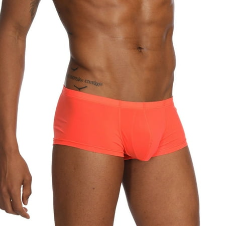 Egmy Men S Fashion Ultra-Thin Sexy Ice Silk Ultra-Thin Seamless Breathable Underwear Orange XL
Egmy Men S Fashion Ultra-Thin Sexy Ice Silk Ultra-Thin Seamless Breathable Underwear Orange XL