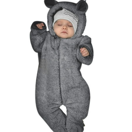 Dadaria Cute Baby Boys Girls Clothes Newborn 0-2Y Newborn Winter Fleece Jumpsuit Solid Hooded Romper Warm Coat Outwear Gray 70 Toddler
Dadaria Cute Baby Boys Girls Clothes Newborn 0-2Y Newborn Winter Fleece Jumpsuit Solid Hooded Romper Warm Coat Outwear Gray 70 Toddler