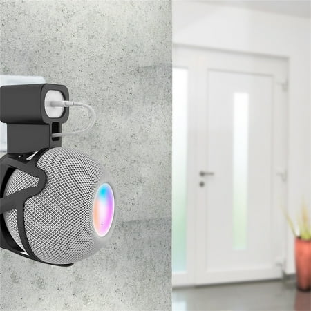 Wkaflk Mini Socket Wall Bracket Space Saving Design Line Management For HomePod Mini