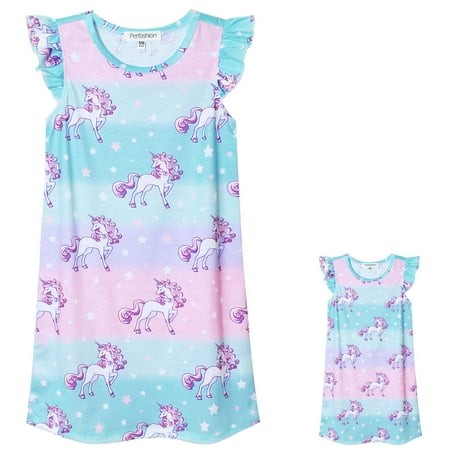 Princess Nightgowns Matching Girls&Dolls Unicorn Flutter Sleeve Sleepwear Pink & Blue Unicorn Tag 120 / 4-5 T
Princess Nightgowns Matching Girls&Dolls Unicorn Flutter Sleeve Sleepwear Pink & Blue Unicorn Tag 120 / 4-5 T