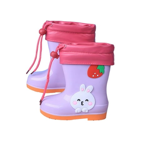 Ritualay Unisex Kids Garden Shoes Waterproof Rainboot Lightweight Rain Boots Pull On Cartoon Mid Calf Boot Outdoor Non Slip Purple with Plush Lined 12C
Ritualay Unisex Kids Garden Shoes Waterproof Rainboot Lightweight Rain Boots Pull On Cartoon Mid Calf Boot Outdoor Non Slip Purple with Plush Lined 12C