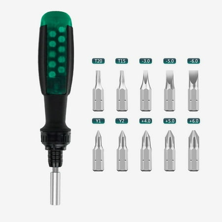 11 In 1 Precision Ratchet Screwdriver Combo Set Multifunction Repair Manual Tool
11 In 1 Precision Ratchet Screwdriver Combo Set Multifunction Repair Manual Tool