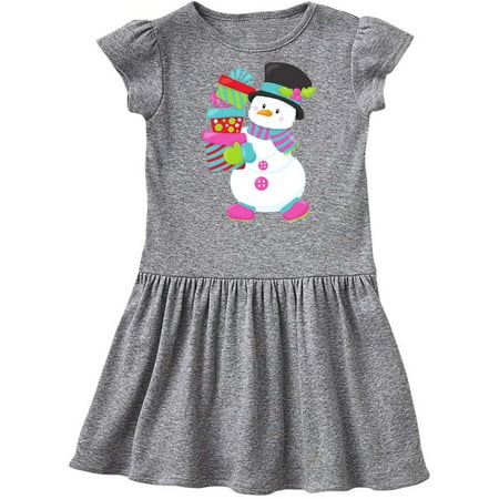 Inktastic Snowman With Presents Carrot Nose White Snowman Gift Toddler Girl Dress
Inktastic Snowman With Presents Carrot Nose White Snowman Gift Toddler Girl Dress
