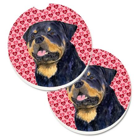 Carolines Treasures SS4524CARC Rottweiler Hearts Love and Valentines Day Portrait Set of 2 Cup Holder Car Coasters
Carolines Treasures SS4524CARC Rottweiler Hearts Love and Valentines Day Portrait Set of 2 Cup Holder Car Coasters